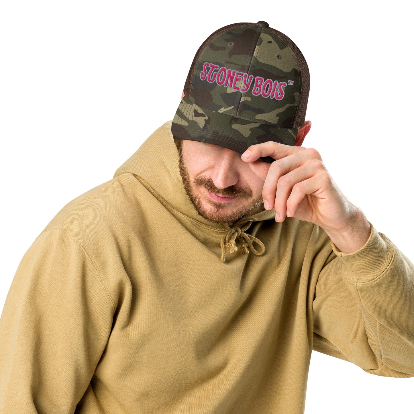 StoneyBois™ Camouflage trucker hat