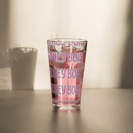 StoneyBois™ All over print Shaker pint glass