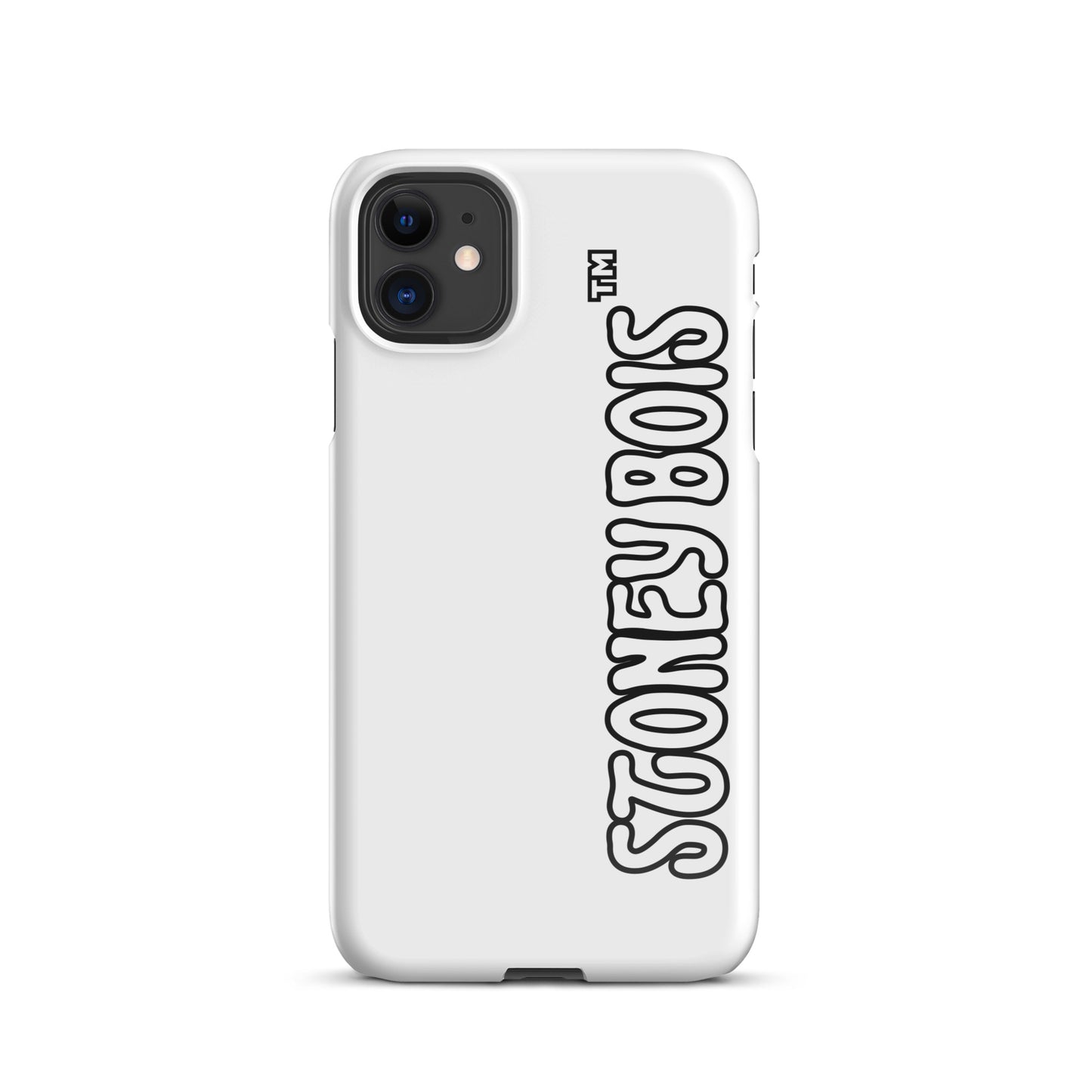 Snap case for iPhone® Stoney Bois ™ Black/White