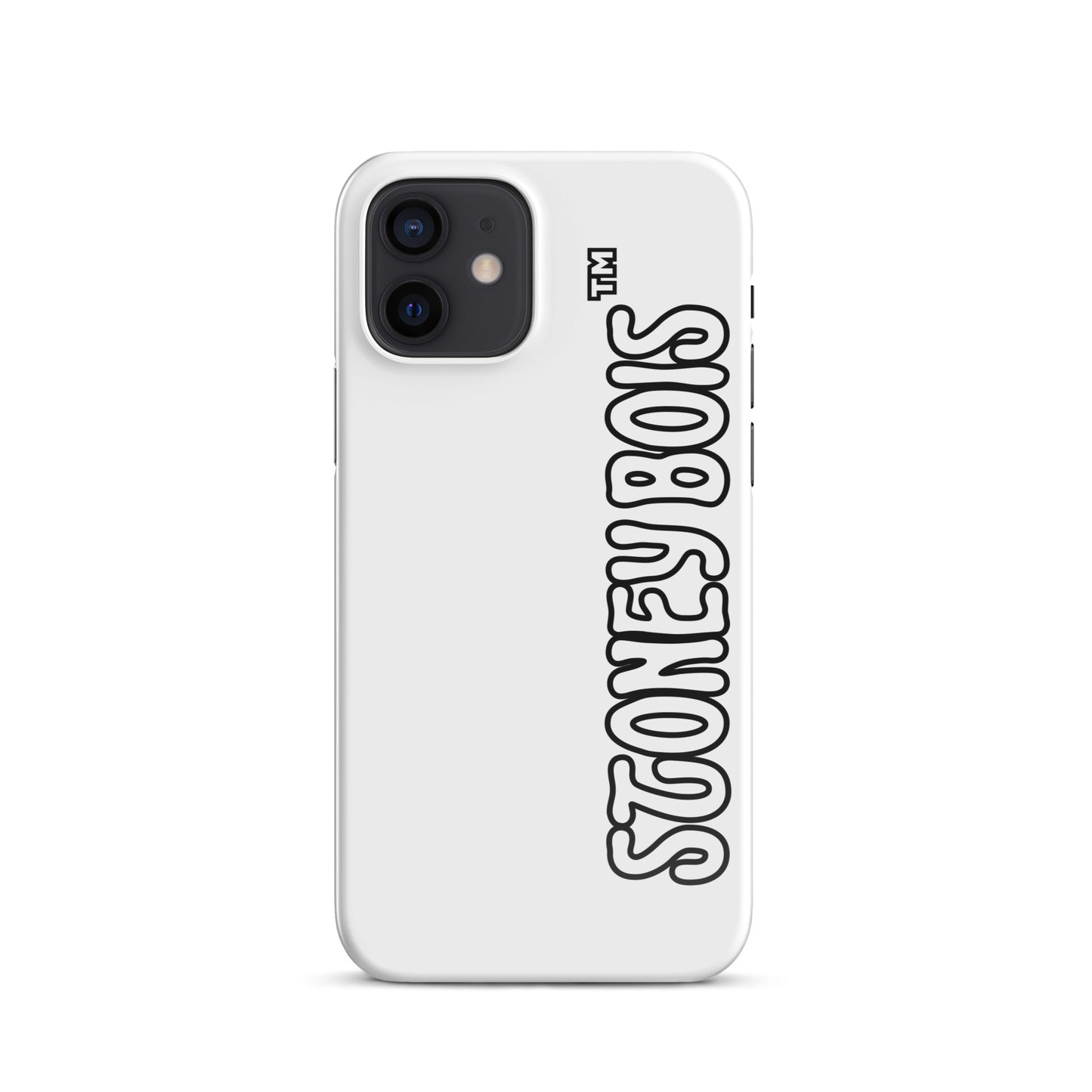 Snap case for iPhone® Stoney Bois ™ Black/White