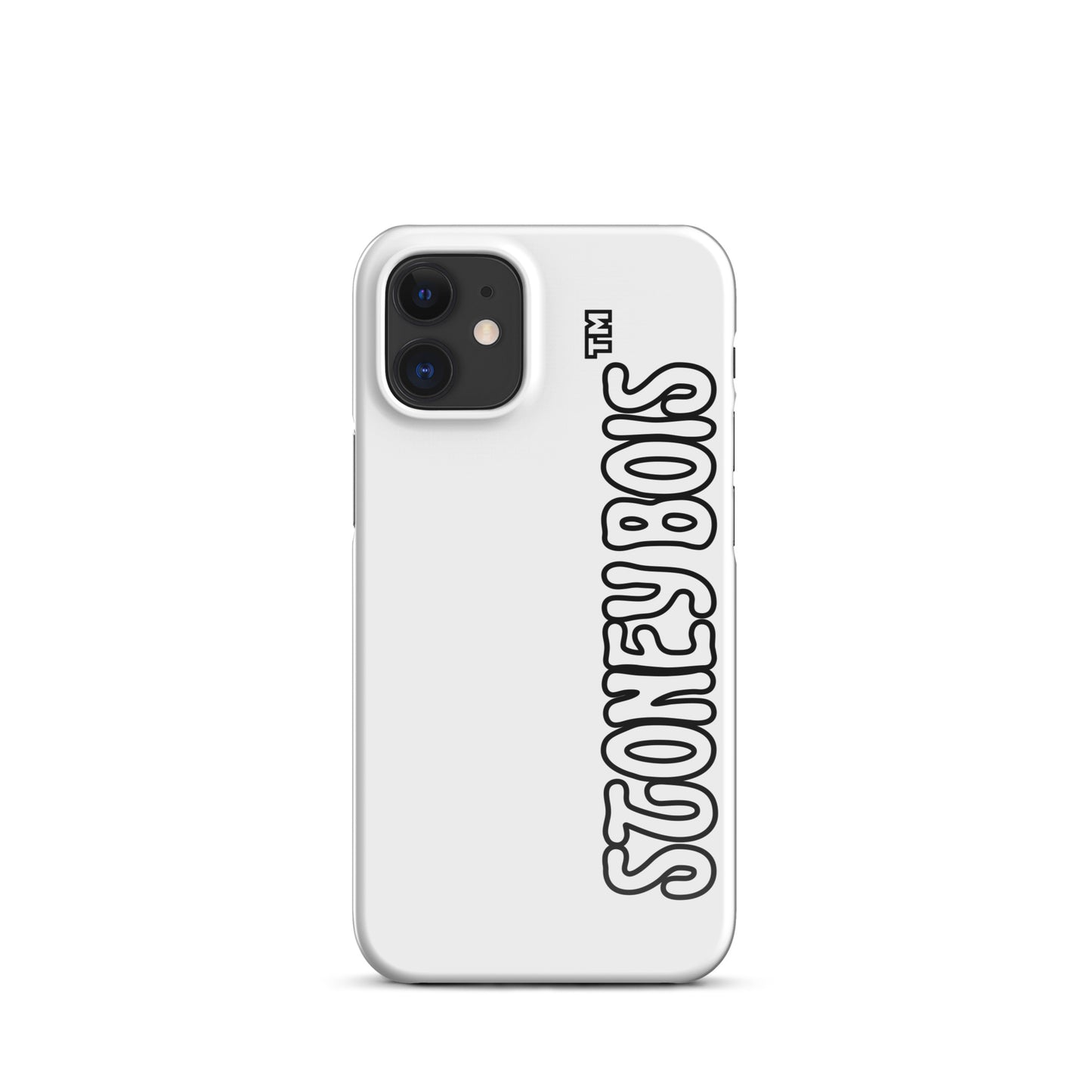Snap case for iPhone® Stoney Bois ™ Black/White