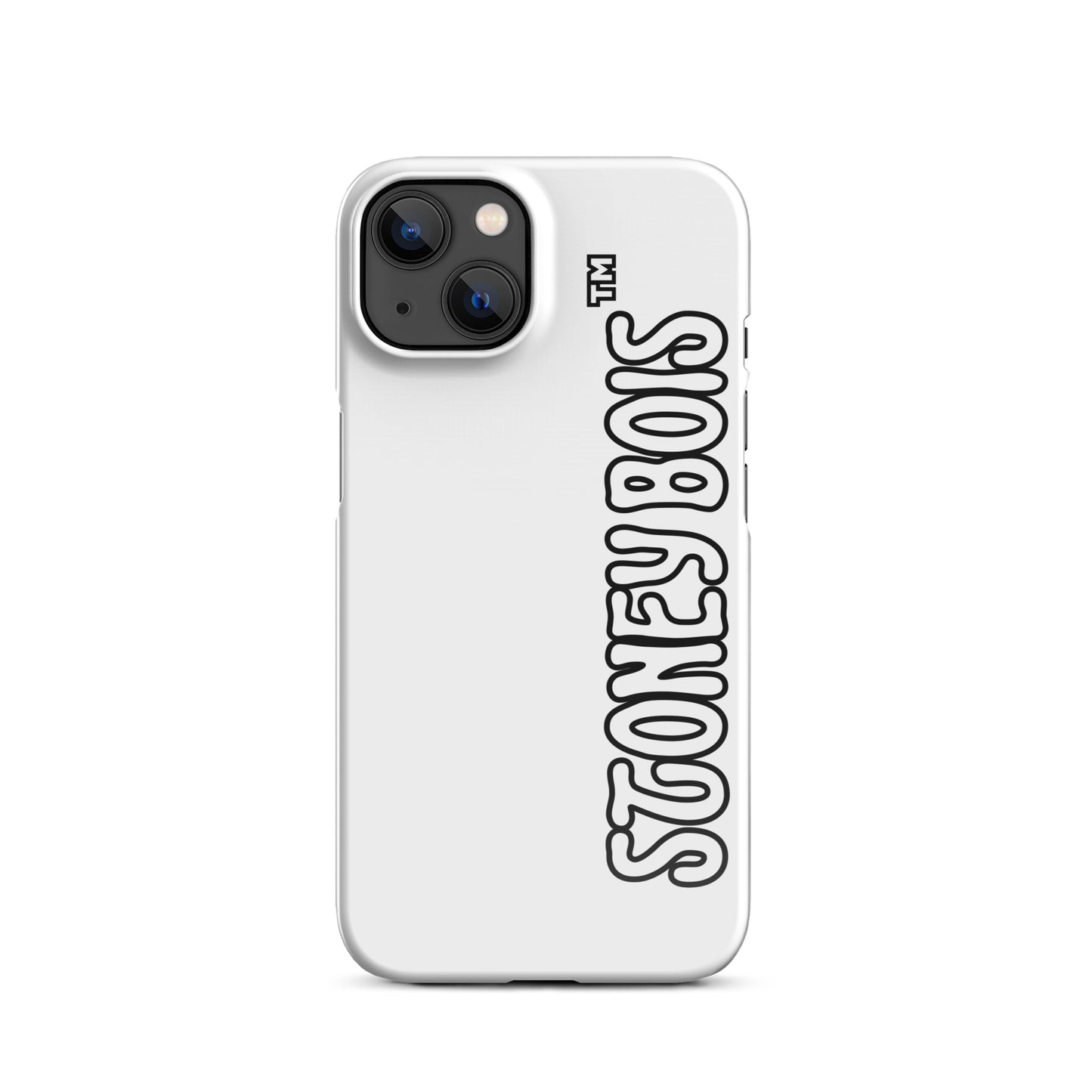 Snap case for iPhone® Stoney Bois ™ Black/White