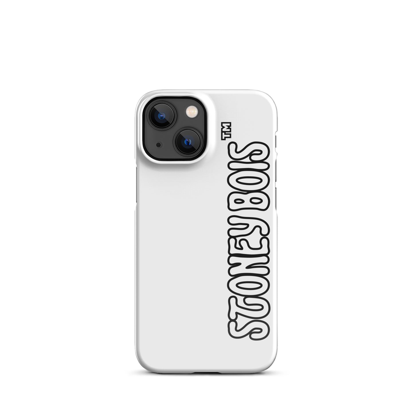 Snap case for iPhone® Stoney Bois ™ Black/White