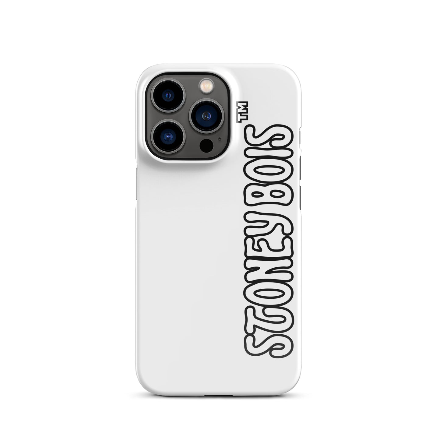 Snap case for iPhone® Stoney Bois ™ Black/White