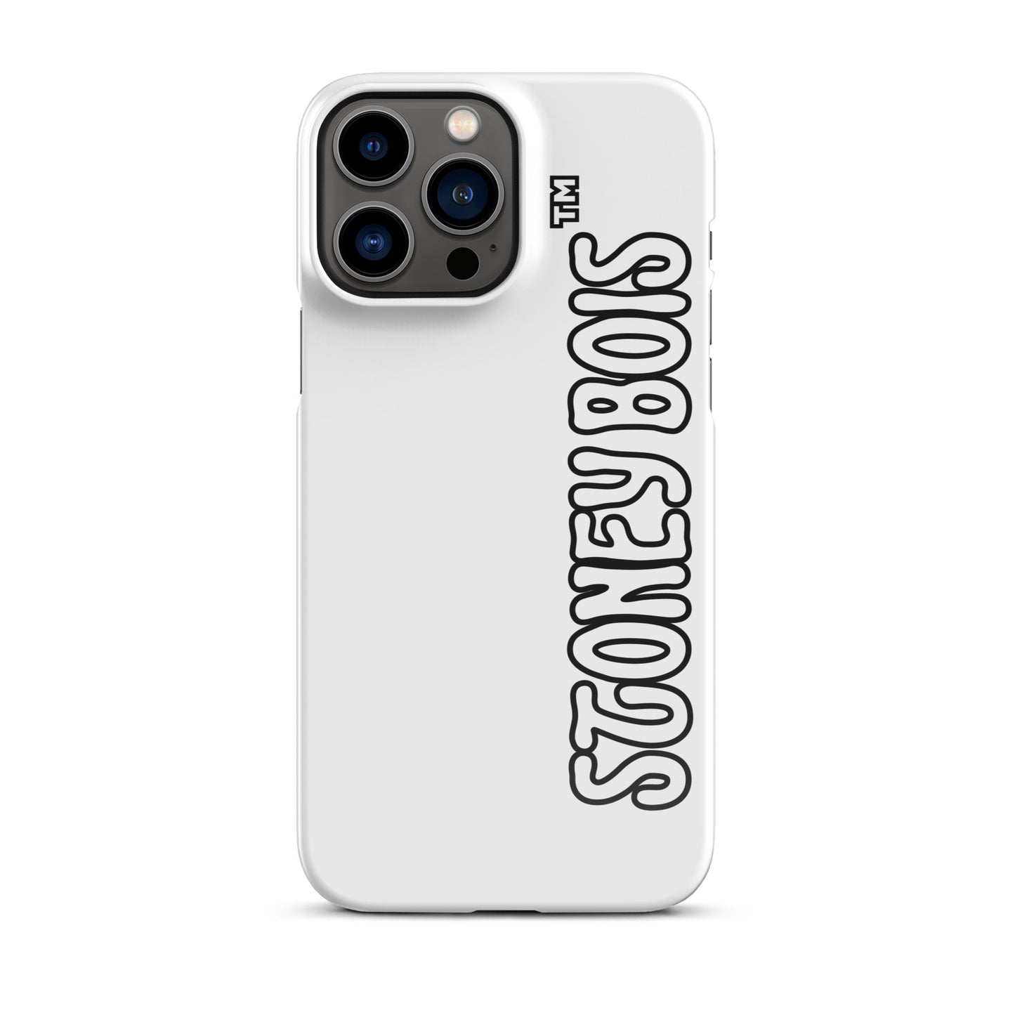 Snap case for iPhone® Stoney Bois ™ Black/White