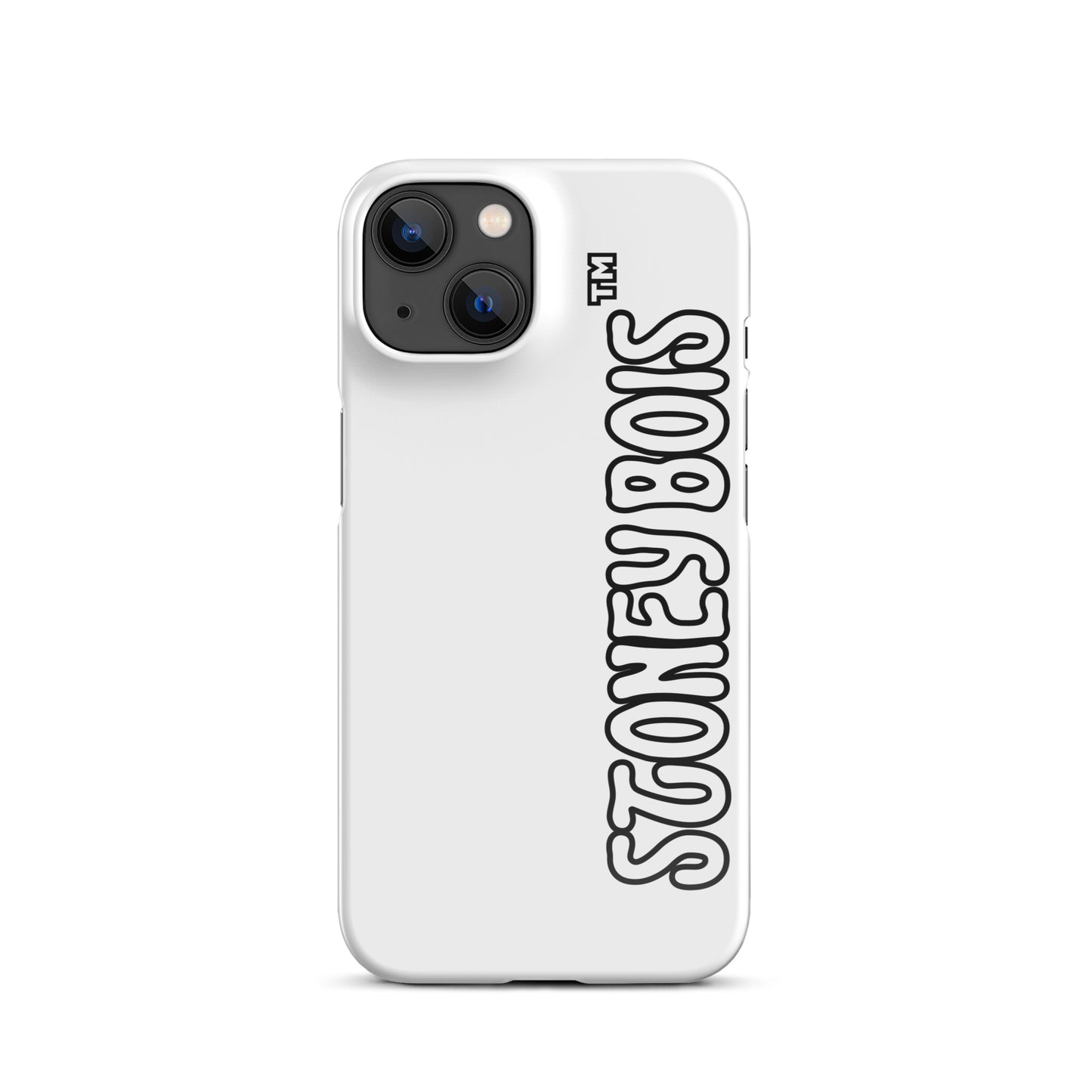 Snap case for iPhone® Stoney Bois ™ Black/White