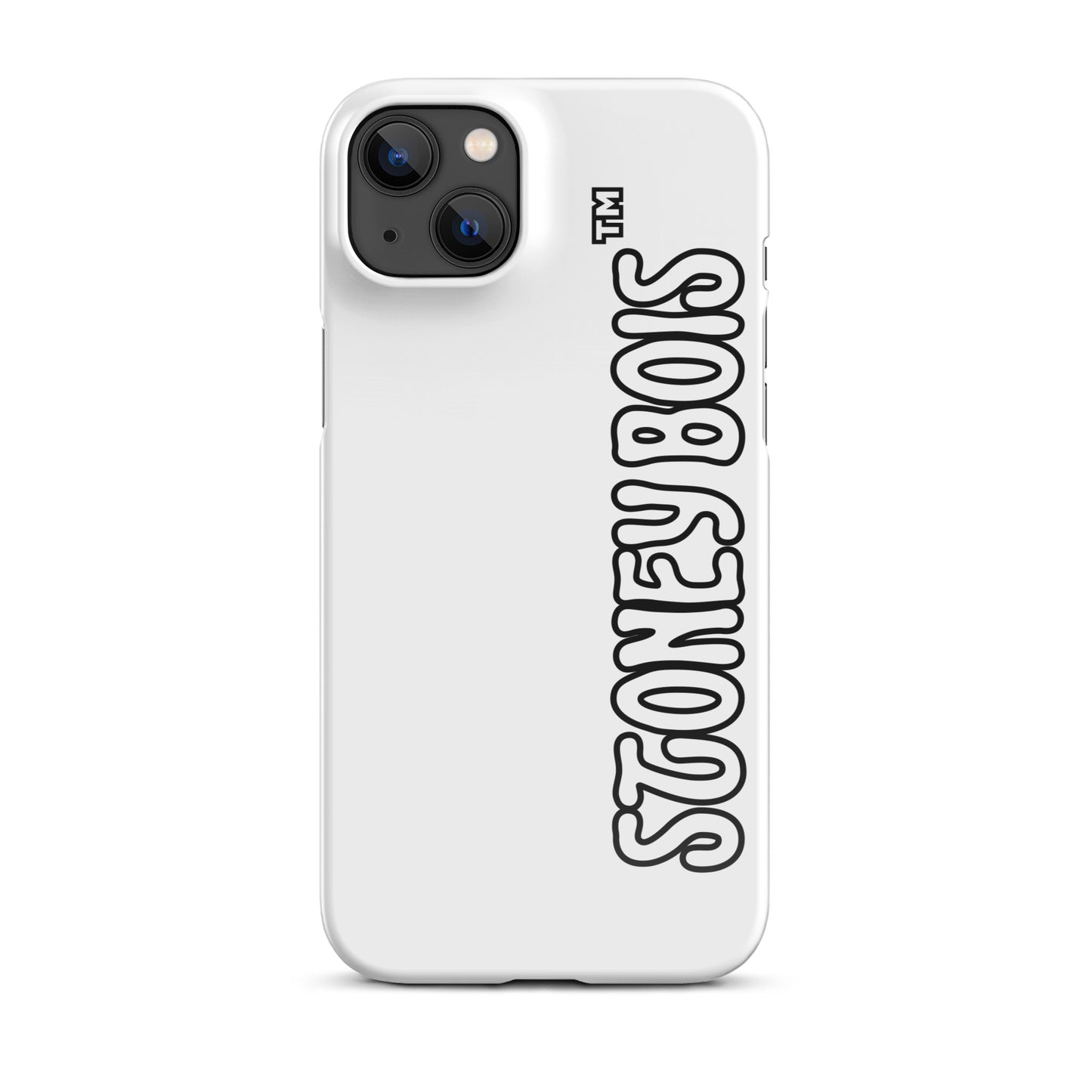 Snap case for iPhone® Stoney Bois ™ Black/White