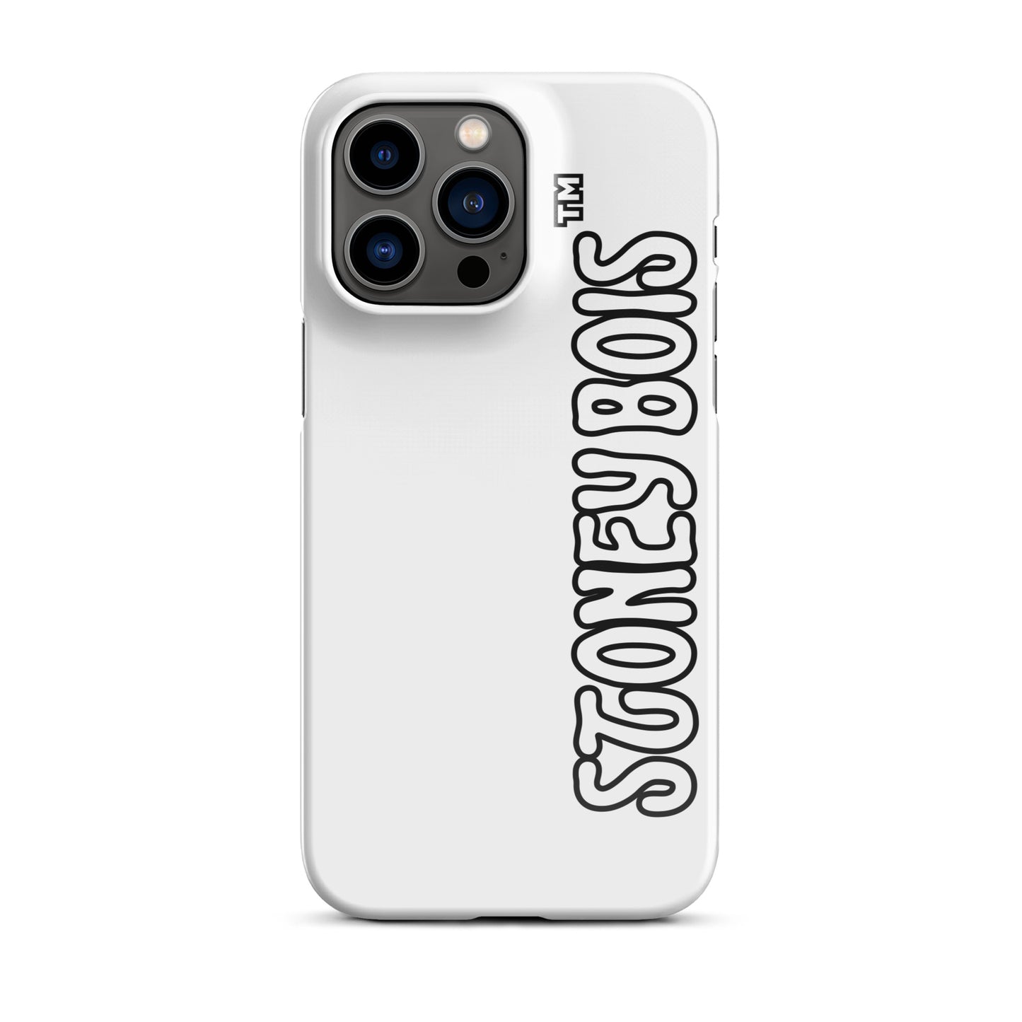 Snap case for iPhone® Stoney Bois ™ Black/White