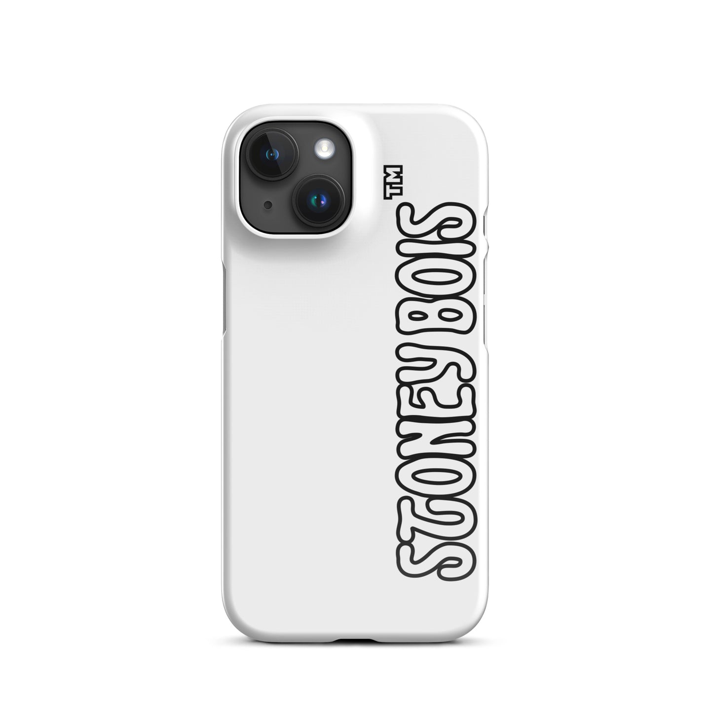 Snap case for iPhone® Stoney Bois ™ Black/White