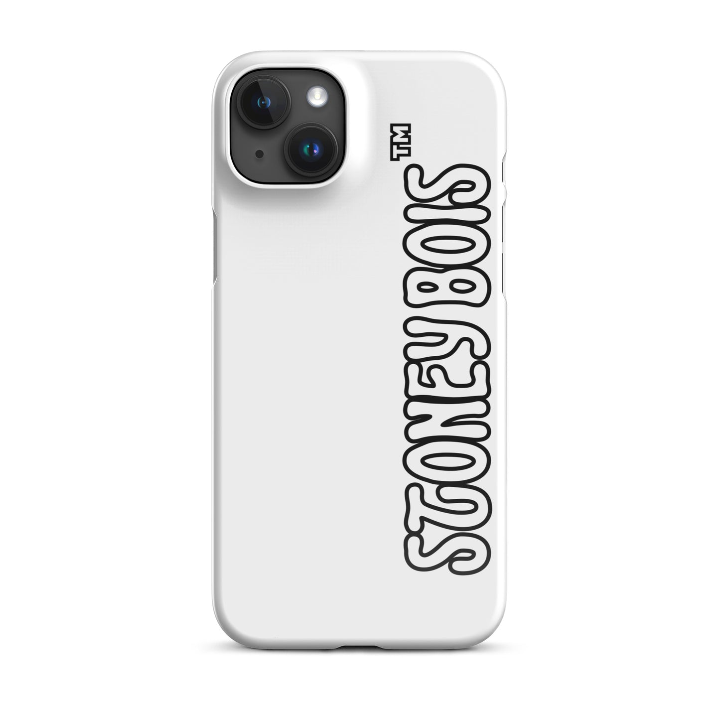 Snap case for iPhone® Stoney Bois ™ Black/White