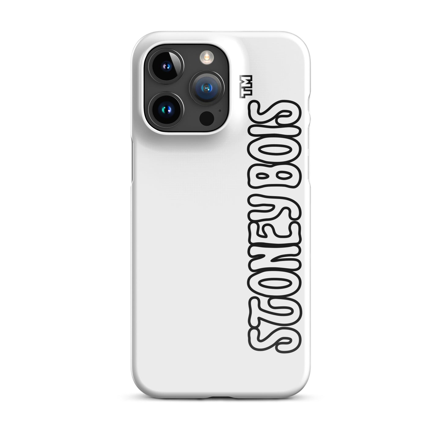 Snap case for iPhone® Stoney Bois ™ Black/White