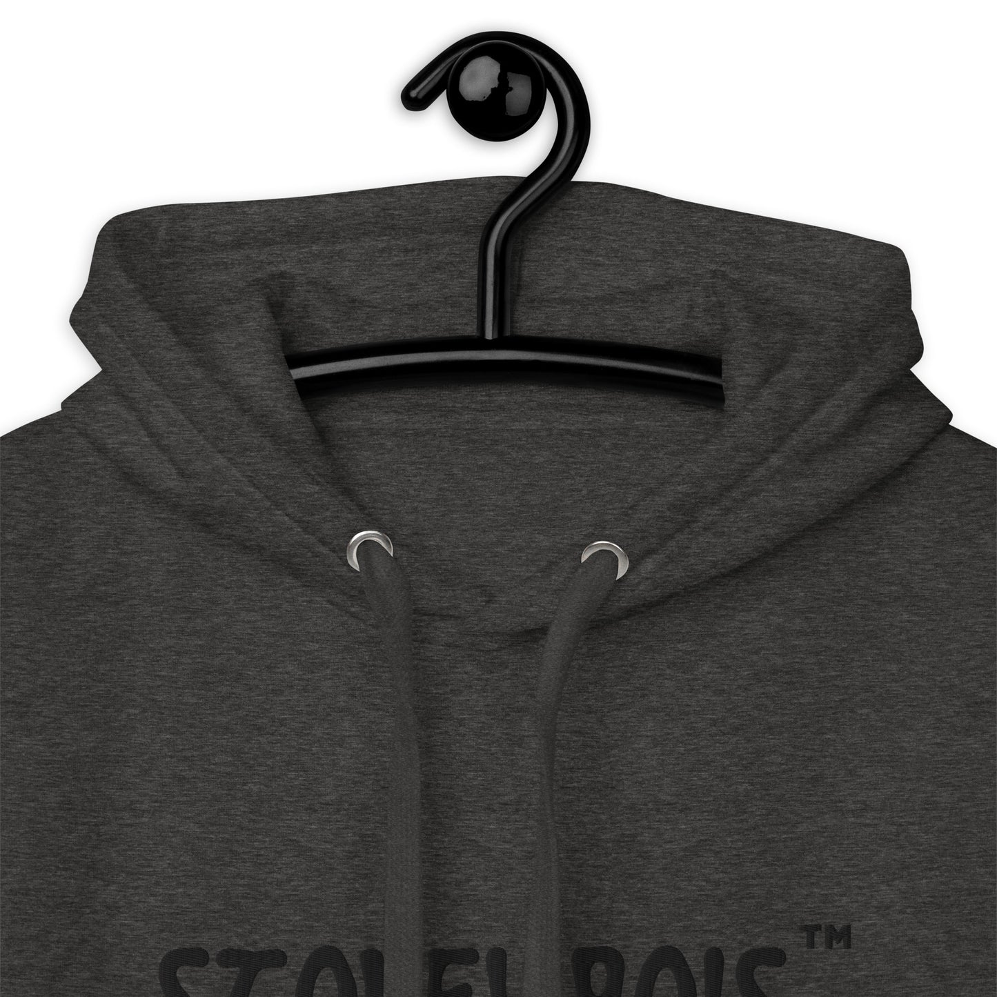 Stoney Bois Unisex Hoodie Black Embroidered
