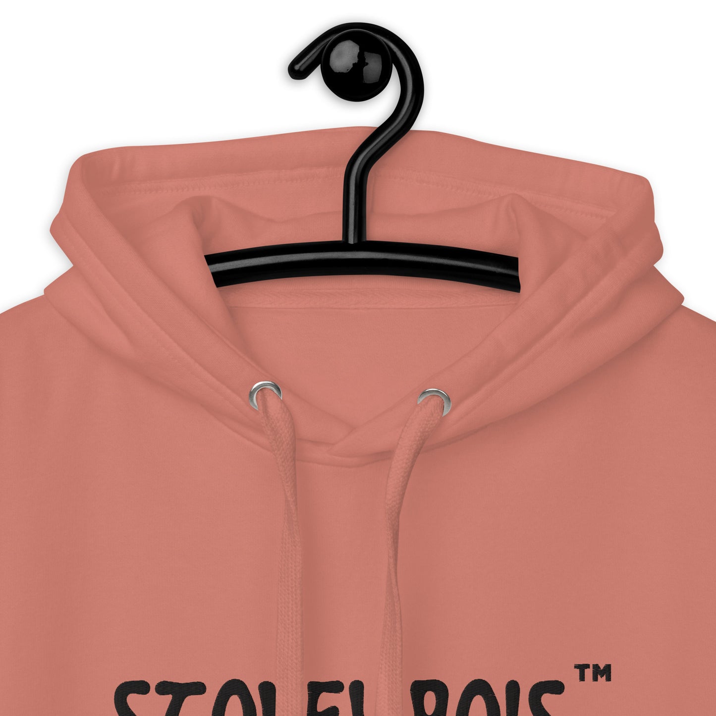 Stoney Bois Unisex Hoodie Black Embroidered