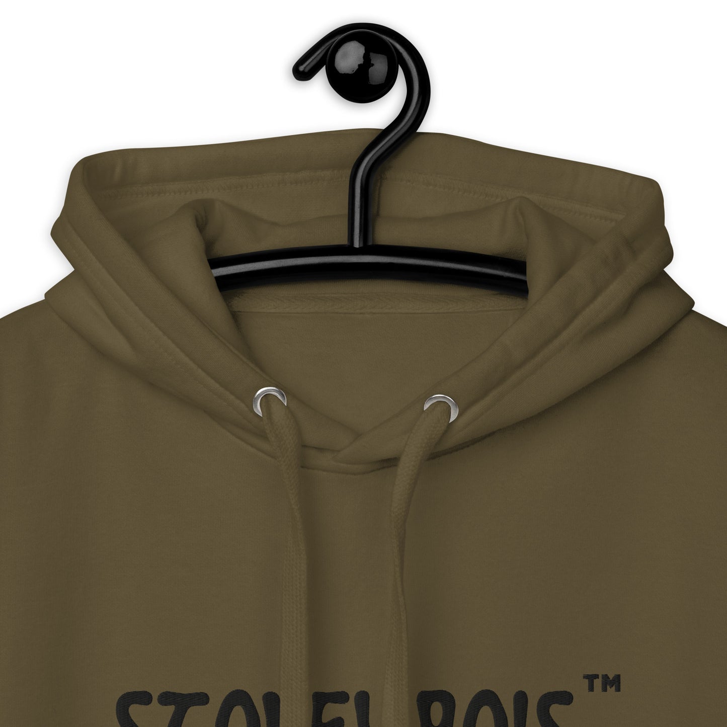 Stoney Bois Unisex Hoodie Black Embroidered
