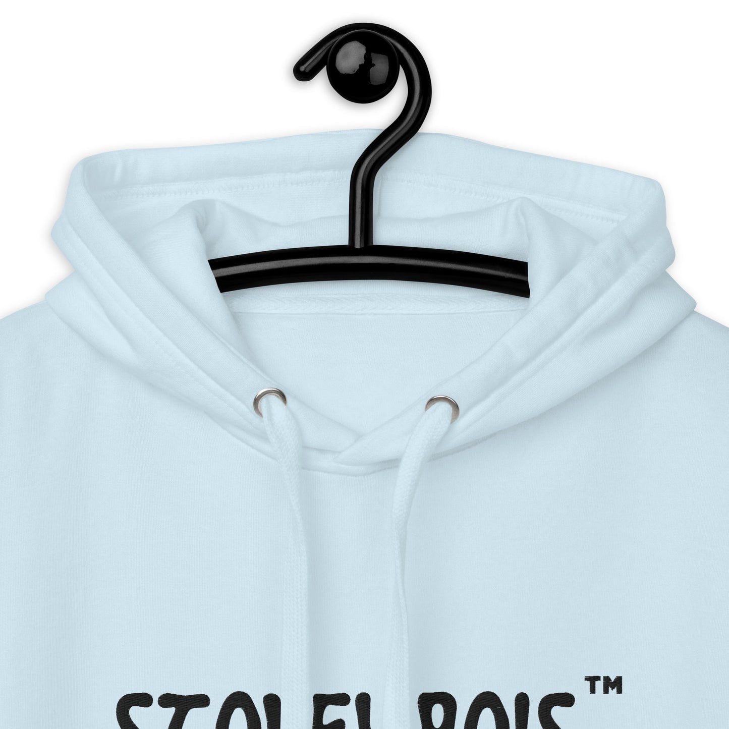 Stoney Bois Unisex Hoodie Black Embroidered