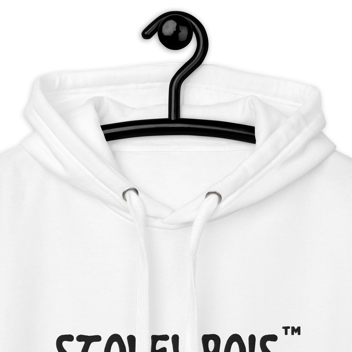 Stoney Bois Unisex Hoodie Black Embroidered