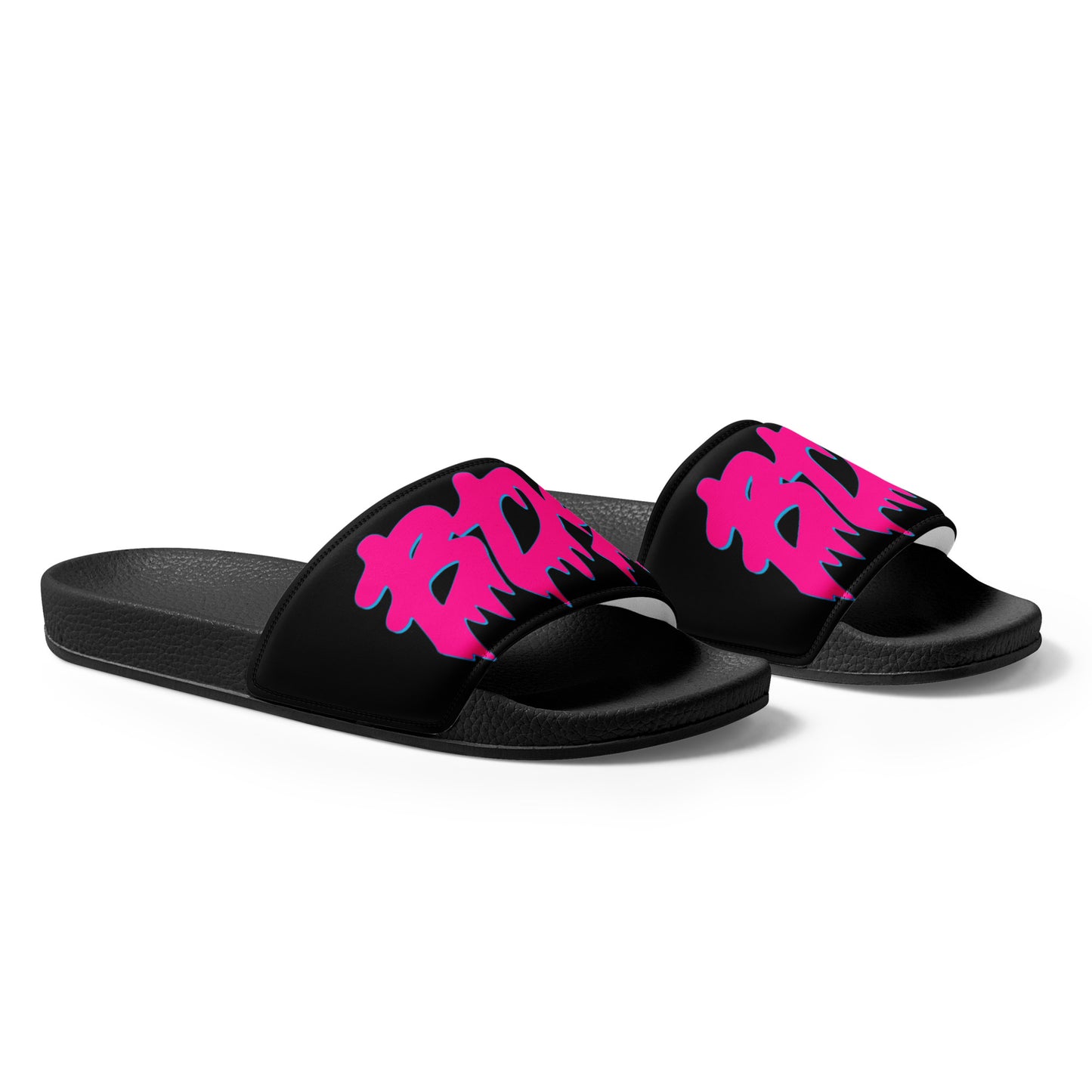 BDS - Unisex slides Black/Pink