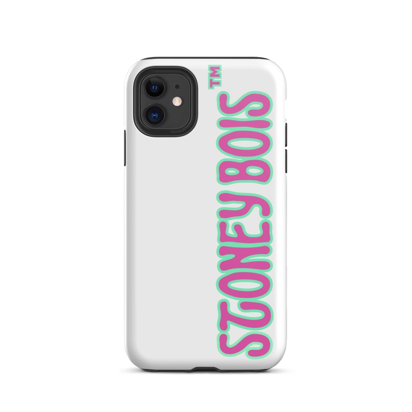 Tough iPhone case Matte White - Stoney Bois™