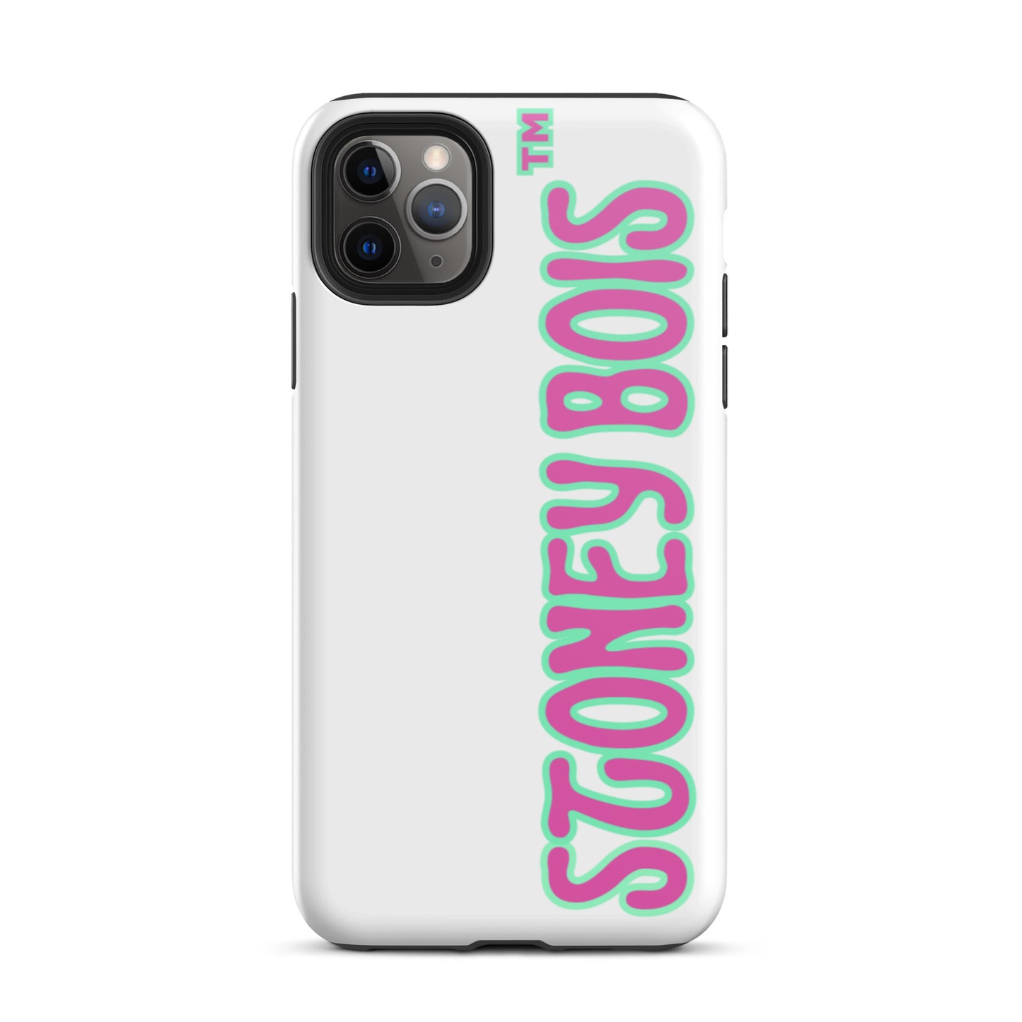 Tough iPhone case Matte White - Stoney Bois™