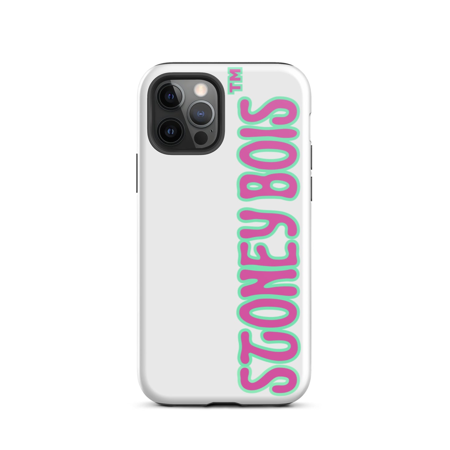 Tough iPhone case Matte White - Stoney Bois™