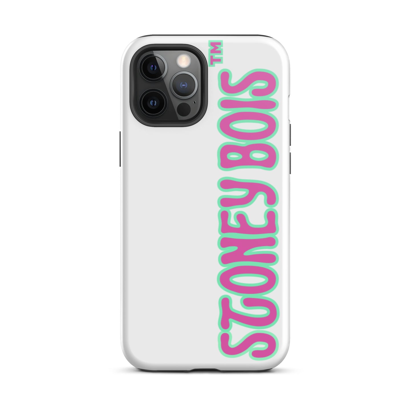 Tough iPhone case Matte White - Stoney Bois™