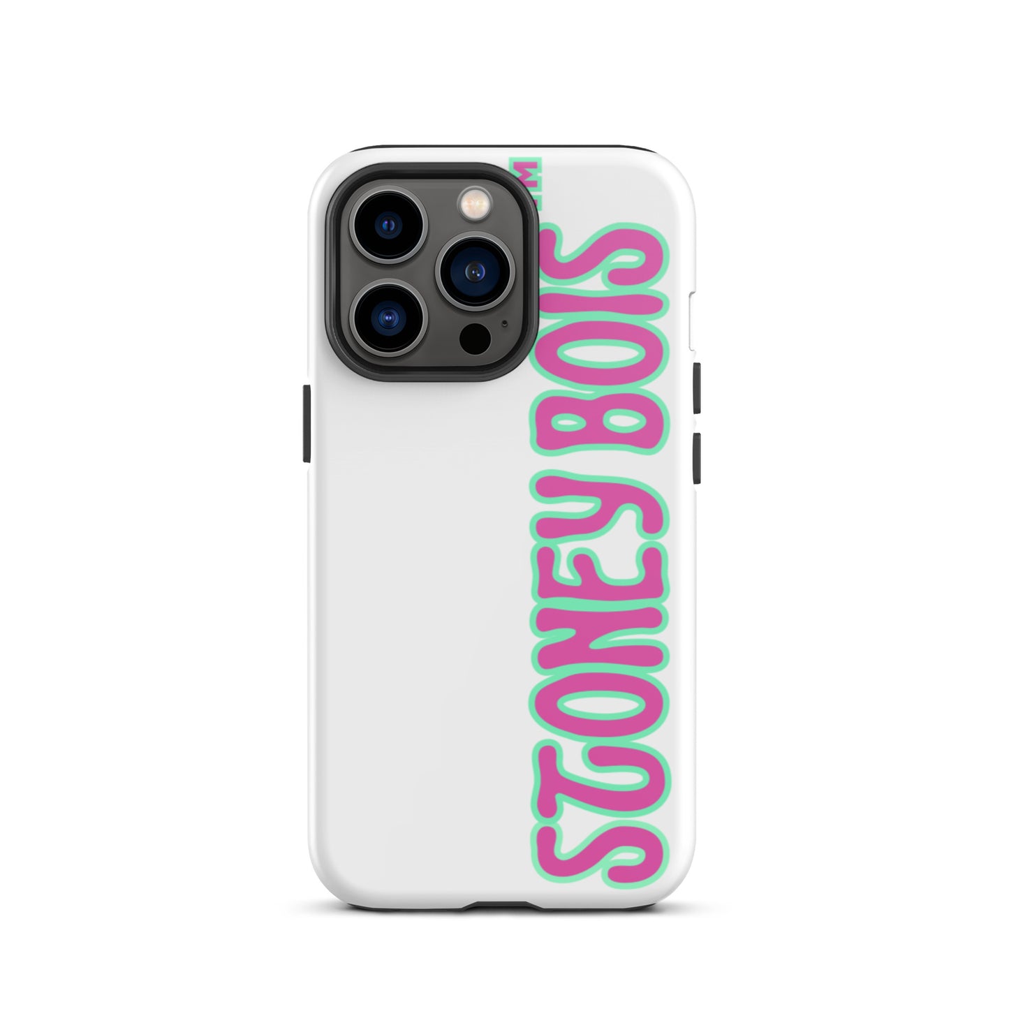 Tough iPhone case Matte White - Stoney Bois™
