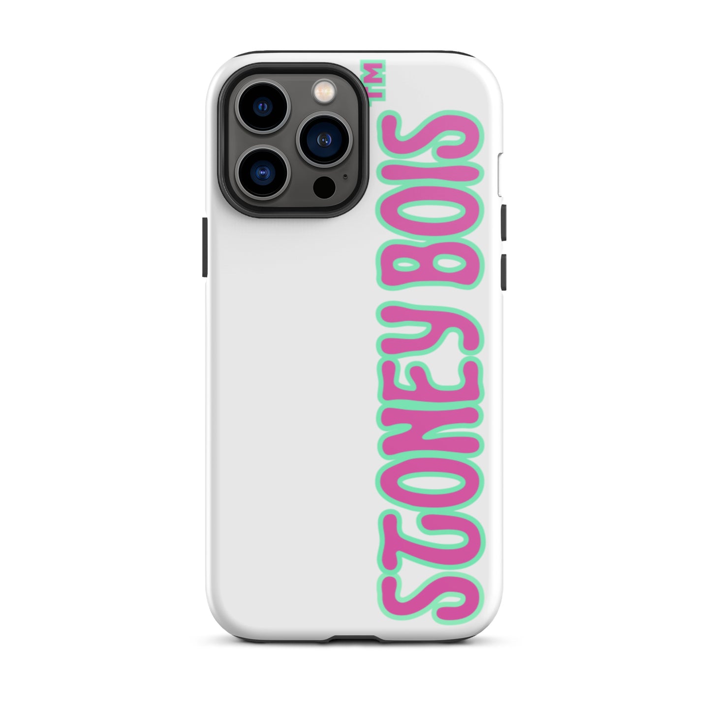 Tough iPhone case Matte White - Stoney Bois™