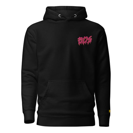 BDS - Pink/Gold Embroidered Unisex Hoodie