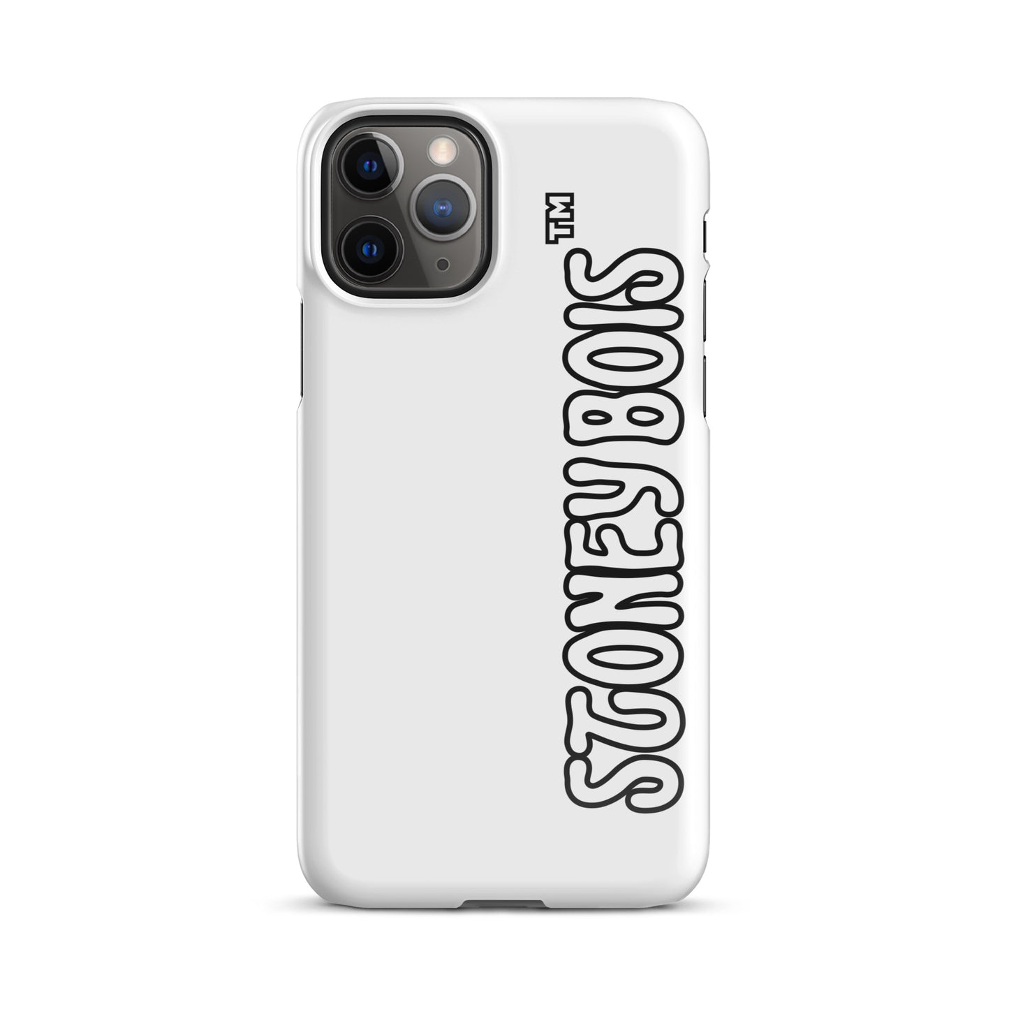 Snap case for iPhone® Stoney Bois ™ Black/White