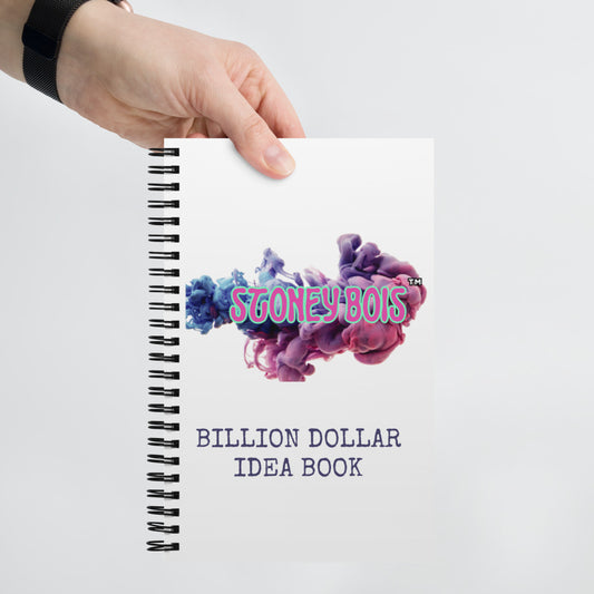 Stoney Bois™  $BILLION Dollar Idea Book' Spiral notebook