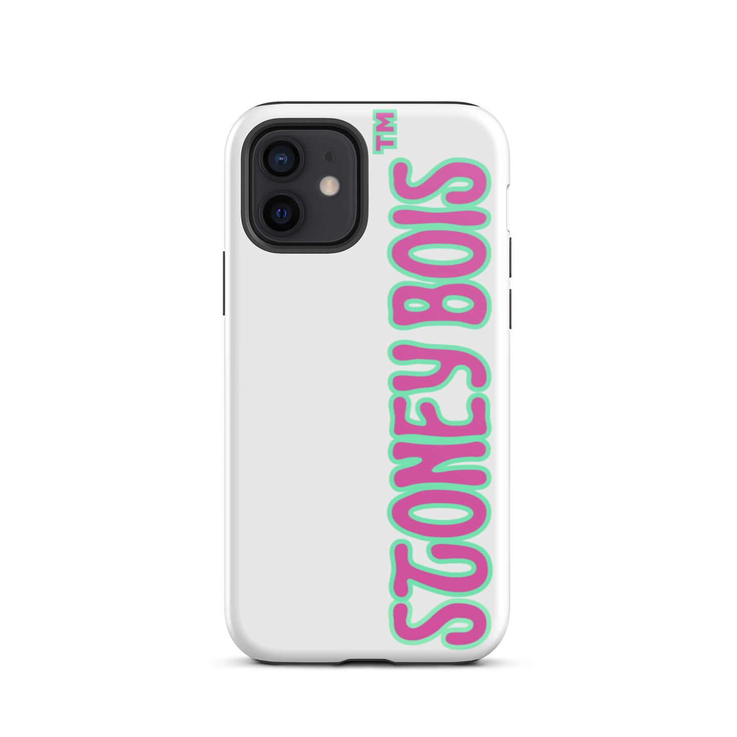 Tough iPhone case Matte White - Stoney Bois™