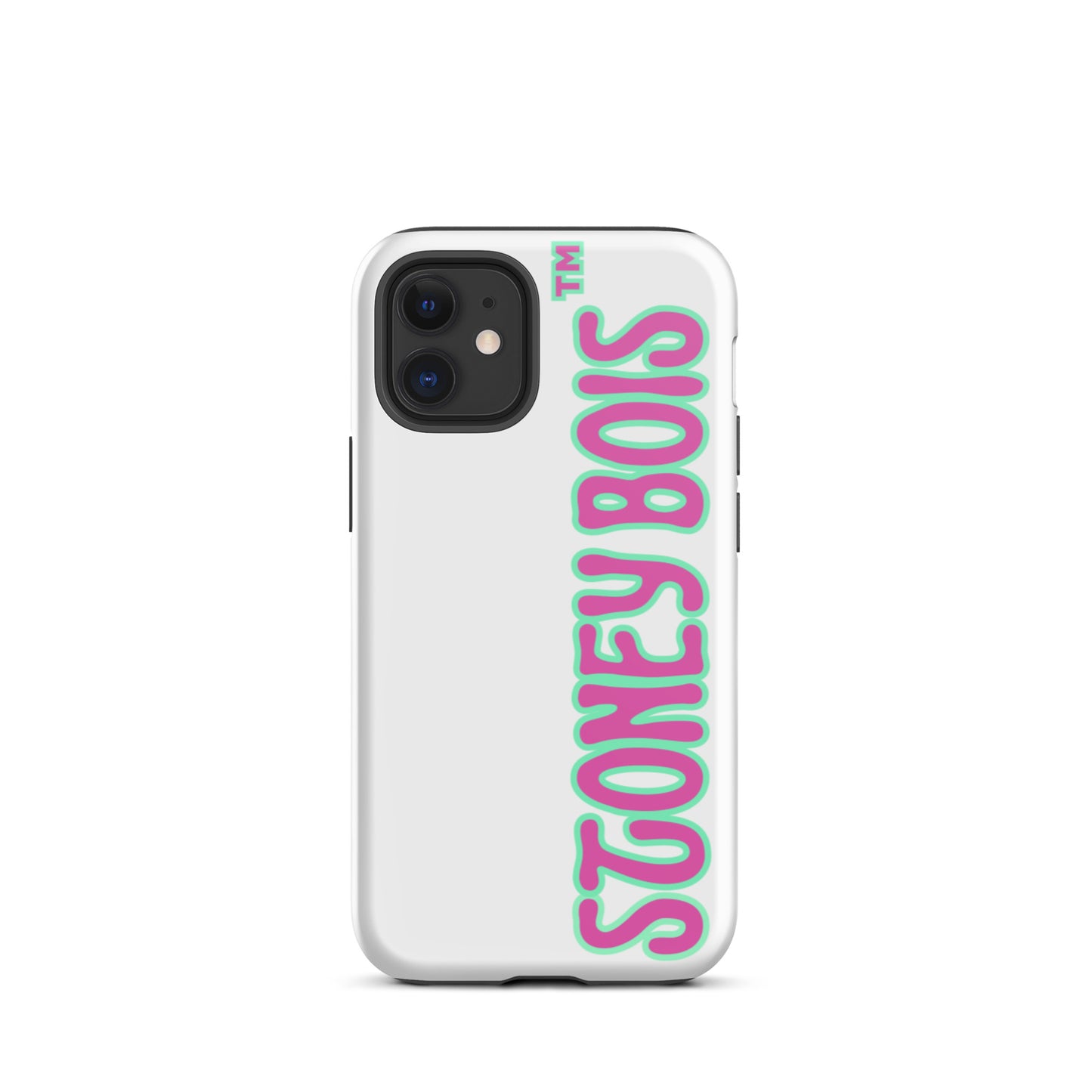 Tough iPhone case Matte White - Stoney Bois™